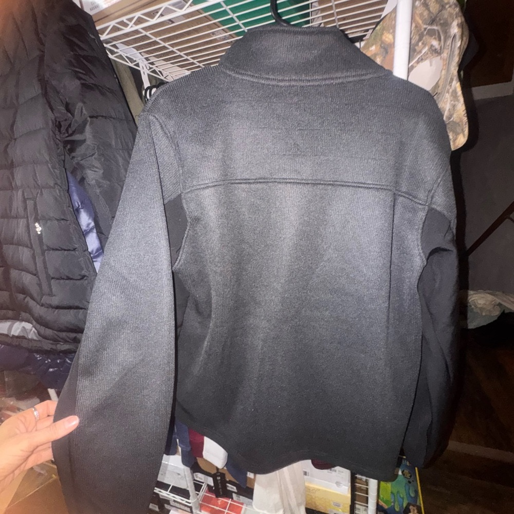 Reebok Men's Charcoal Gray Performance Jacket - Picture 7 of 7